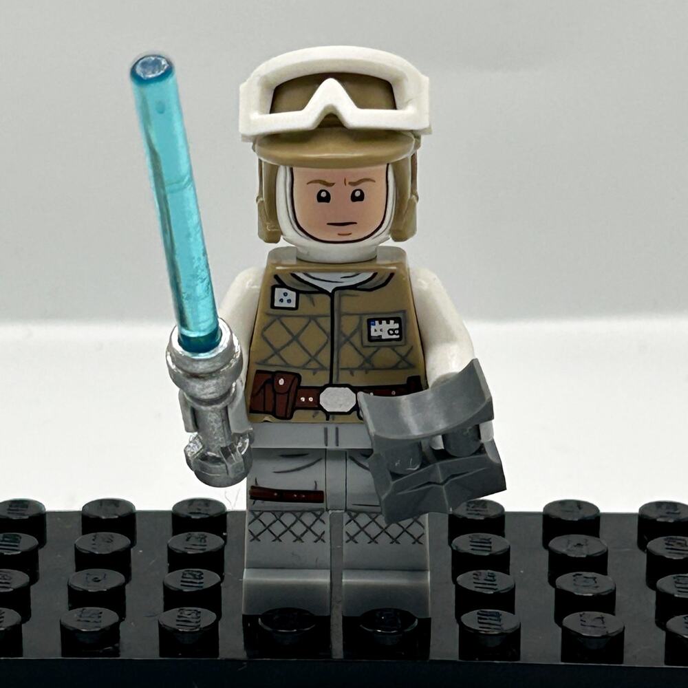 LEGO Star Wars Luke Skywalker Minifigure Rebel Hoth sw1143 75298 75340 Balaclava - Picture 1 of 4